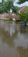 Straten die overstromen Enschede na hoosbui