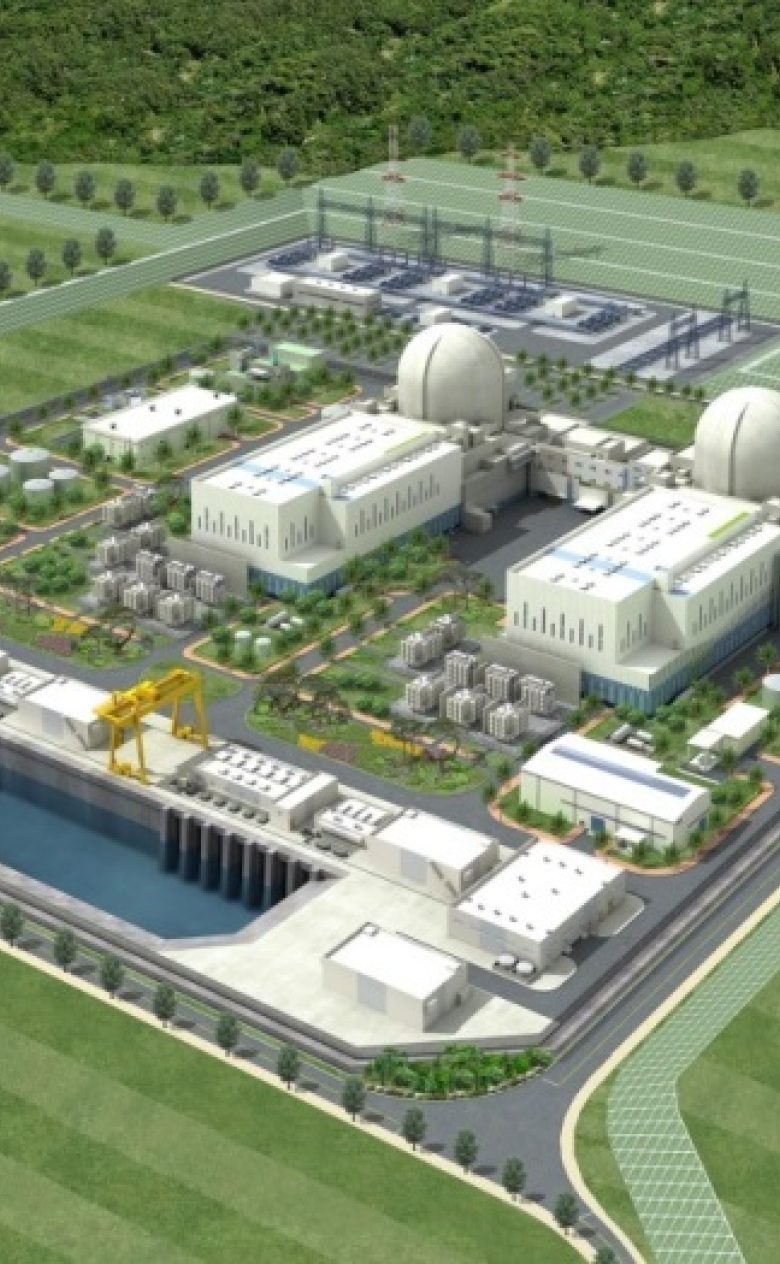 Korea power plant render