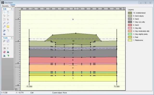 Directe uitvoer van vervormde geometrie naar D-Geo Stability