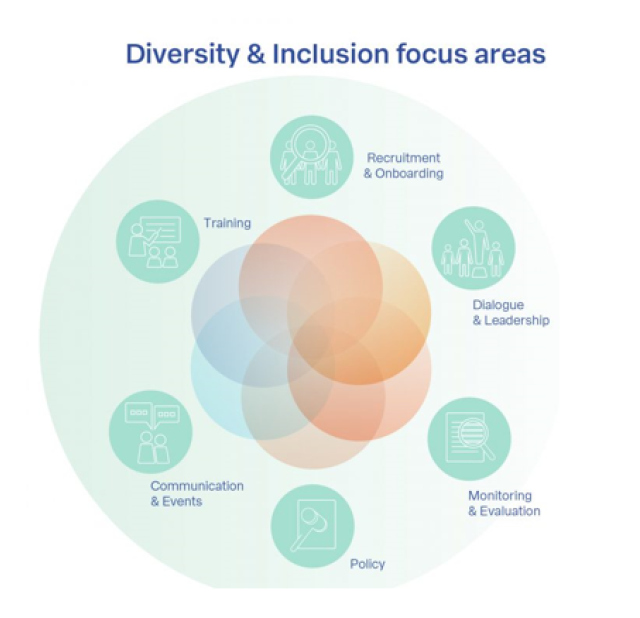 Diversity and inclusion focus areas