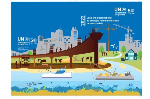 Verschillende manieren gebruik zand UN environment programme